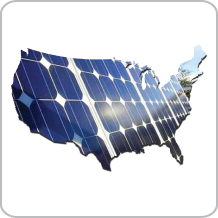 Solar Power Stock Image - USA